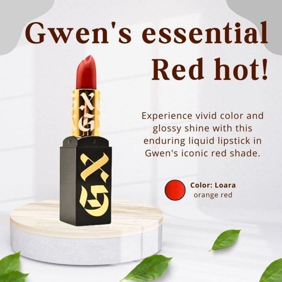 GXVE Anaheim Shine High-Performance Satin*Lipstick~Loara (Orange Red) 3g NIB - Picture 12 of 16